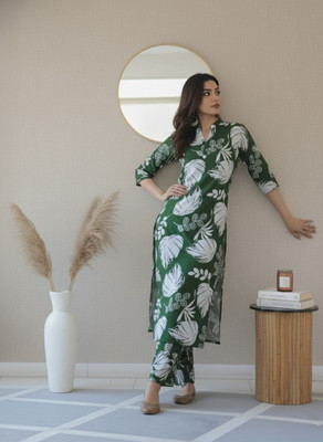 Bhagyesh Fashion Women Kurta Palazzo Set