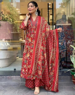 YAGNIK FASHION Women Kurta Palazzo Dupatta Set