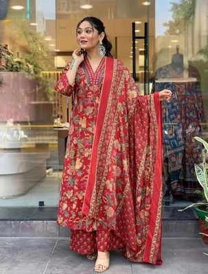 YAGNIK FASHION Women Kurta Palazzo Dupatta Set