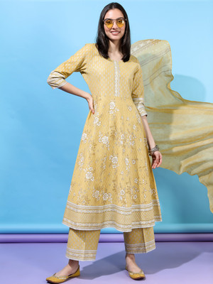 Vishudh Women Kurta Palazzo Set