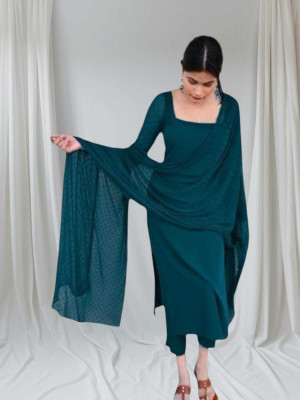 King Creation Women Kurta Pant Dupatta Set