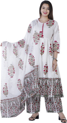 Govindam Women Kurta Pant Dupatta Set