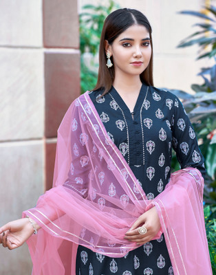 Divastri Women Kurta Pant Dupatta Set