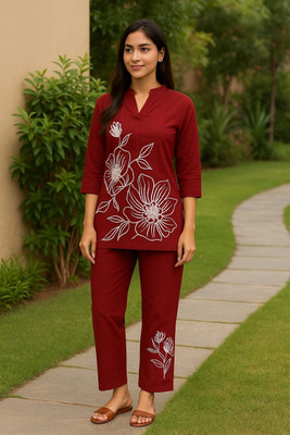 KUJA CREATION Women Ethnic Top Pant Set