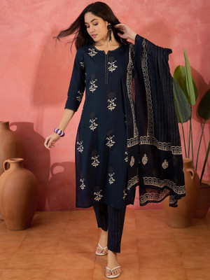 Sangria Women Kurta Pant Dupatta Set