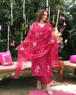 Divastri Women Kurta Pant Dupatta Set