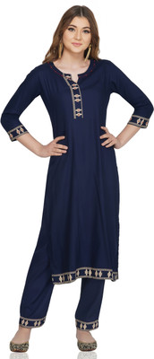VAHSON Women Kurta Palazzo Set