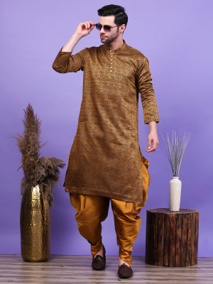 Sydney Heights Men Kurta Dhoti Pant Set