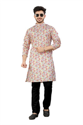 DHASU TRENDZ Men Kurta Pyjama Set