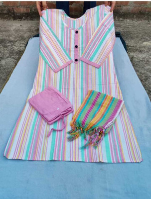 Misba collection Women Ethnic Top Pant Dupatta Set