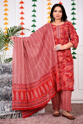 Swasti Women Kurta Pant Dupatta Set
