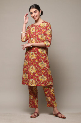 BIBA Women Kurta Pant Set