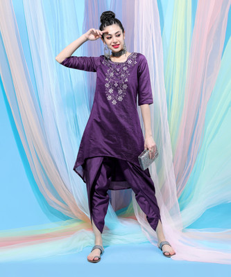Vishudh Women Kurta Dhoti Pant Set