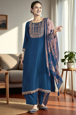 Spangel Fashion Women Kurta Pant Dupatta Set