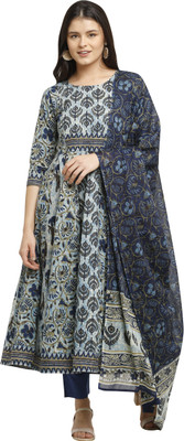 VihaanExim Women Kurta Pant Dupatta Set