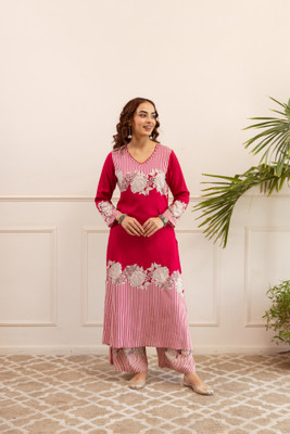 Nehamta Women Kurta Palazzo Set