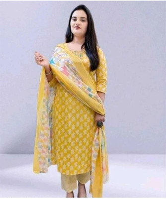 Mannprem Creation Women Kurta Pant Dupatta Set