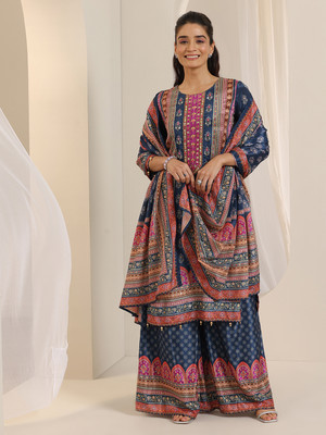 LIBAS Women Kurta Sharara Dupatta Set