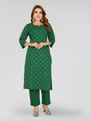 Hema Silk Mills Women Kurta Pant Set