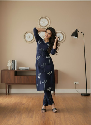 Bhagyesh Fashion Women Kurti Pant Set