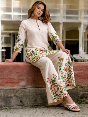 Sarpish Women Kurta Palazzo Set