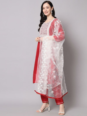 VredeVogel Women Kurta Pant Dupatta Set