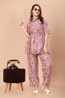 namah fashion Women Ethnic Top Pant Set