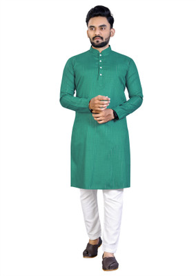 SEFRONI Men Kurta Pyjama Set