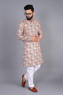 FUBAR Men Kurta Pyjama Set