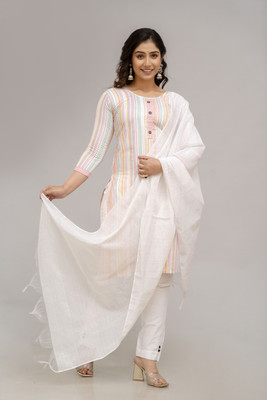 LAM Look at me Women Kurta Pant Dupatta Set