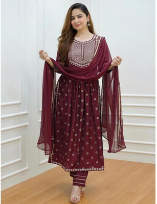 ISUEL Women Kurta Pant Dupatta Set