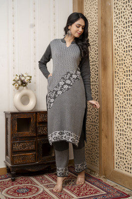 FUKUSO Women Kurta Palazzo Set