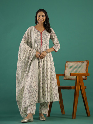 Sangria Women Kurta Pant Dupatta Set
