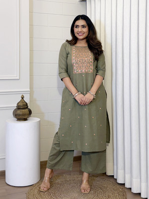 JYORICA Women Kurti Palazzo Set