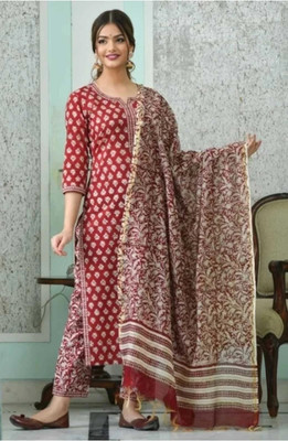 rudrama Women Kurta Pant Dupatta Set