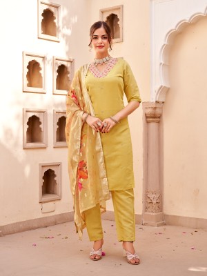 Kodila Enterprise Women Kurti Pant Dupatta Set