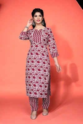 Jiyan Creations Women Kurta Pyjama Set