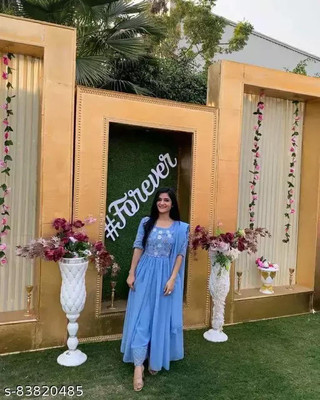 AMALAK Women Kurti Palazzo Dupatta Set