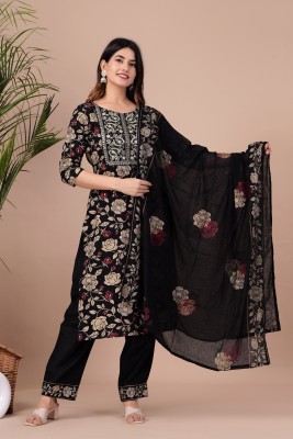 Manharee Women Kurta Palazzo Dupatta Set