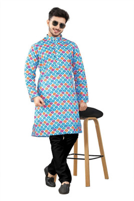 DHASU TRENDZ Men Kurta Pyjama Set