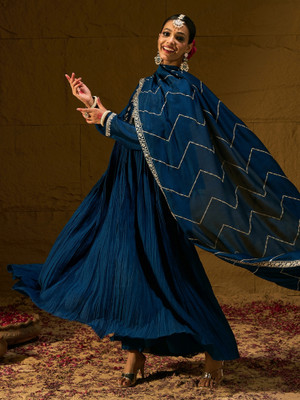 Indo Era Women Kurta Pant Dupatta Set