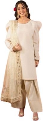 NIDHI'S FASHION Women Ethnic Top Palazzo Dupatta Set