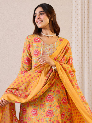 Indo Era Women Kurta Pant Dupatta Set