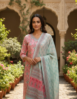 SHREESHA ENTERPRISE Women Kurti Palazzo Set