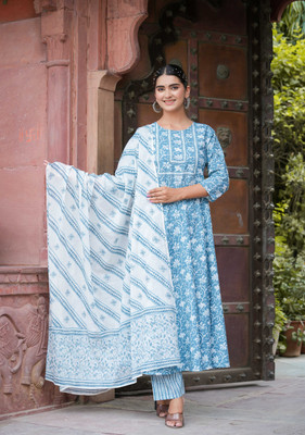 Yash Gallery Women Kurta Pant Dupatta Set