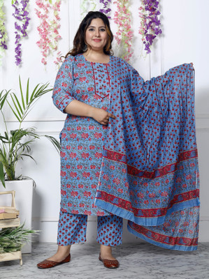 Swasti Women Kurta Pant Attached Dupatta Set