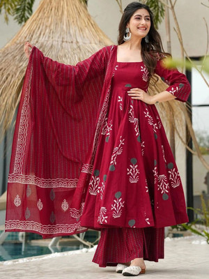 ARADHNA Women Kurti Pyjama Dupatta Set