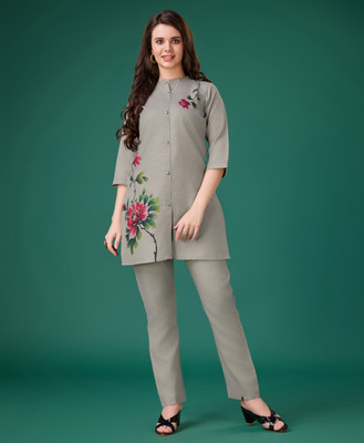 MOJILAA Women Kurti Pant Set