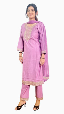 Phyoli Women Kurta Pant Dupatta Set