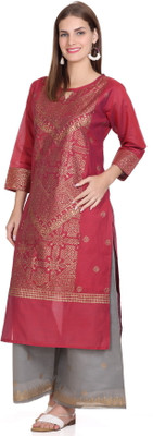 Elthia Women Kurta Palazzo Set